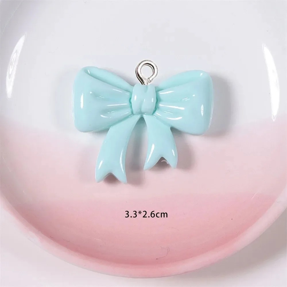 10 ชิ้น ชาร์มเรซิ่นรูปโบว์สีลู - Resin Craft Ideas บทวิจารณ์และราคา
