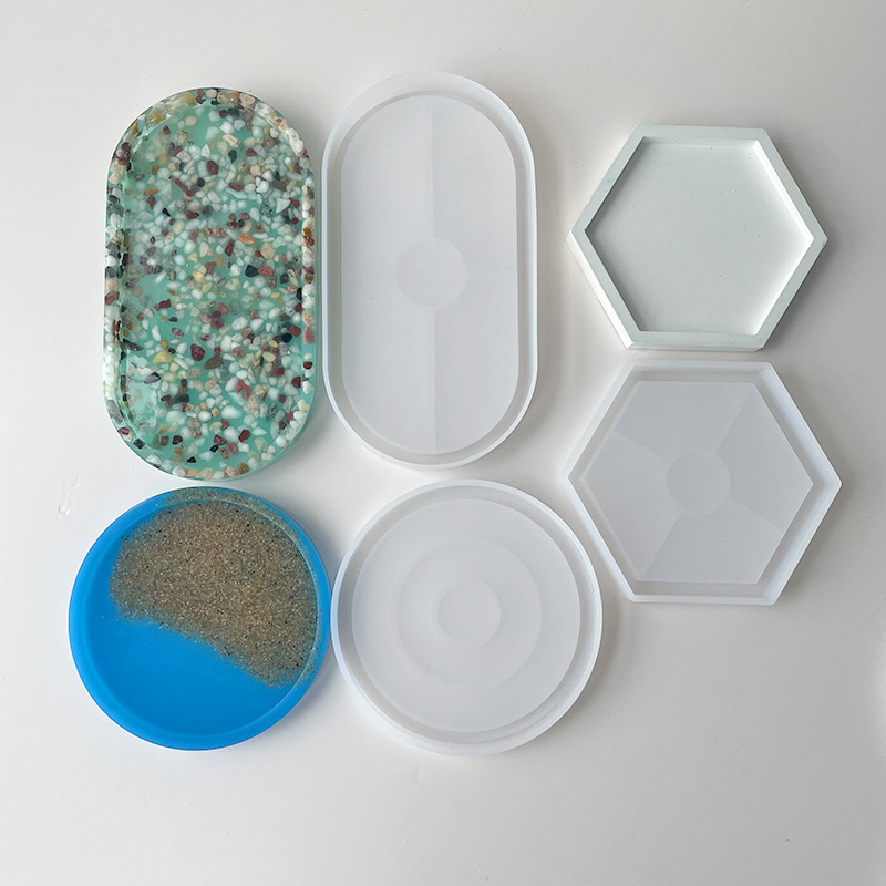 รอบ Coaster แม่พิมพ์ซิลิโคน DI - Coaster Mold Round บทวิจารณ์และราคา