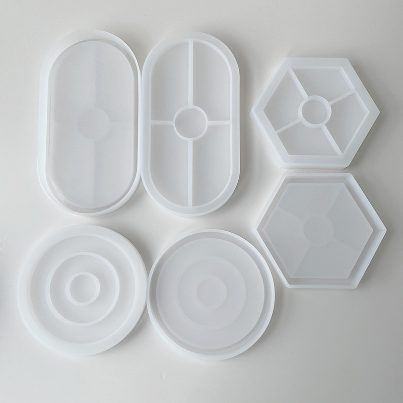 รอบ Coaster แม่พิมพ์ซิลิโคน DI - Coaster Mold Round บทวิจารณ์และราคา