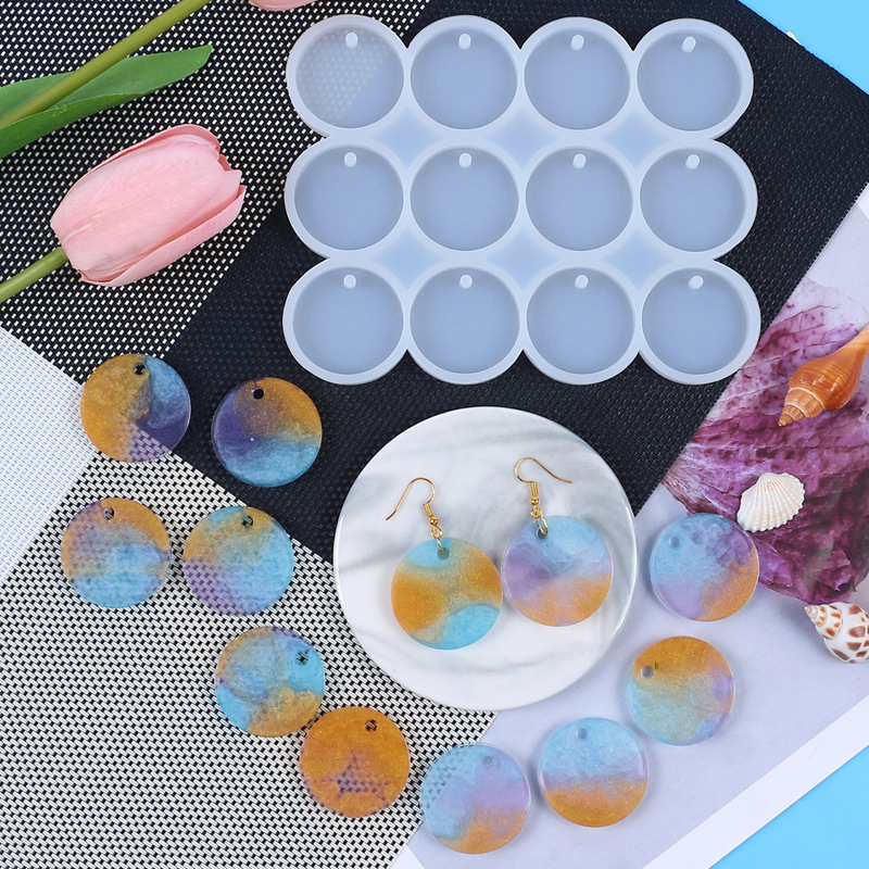 8/12pcs รอบรูปไข่จี้เรซินแม่พิ - Mixing Cup Silicone บทวิจารณ์และราคา