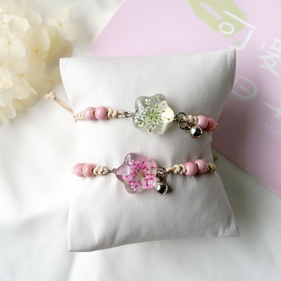 ดอกไม้สร้อยข้อมือคริสตัลดาวคู่ - Dried Flower Bulk บทวิจารณ์และราคา