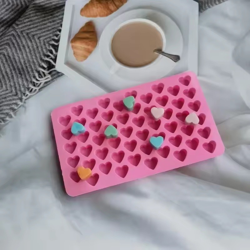 แม่พิมพ์ซิลิโคนรูปหัวใจ 55 ช่อ - Silicone Mold Tray บทวิจารณ์และราคา