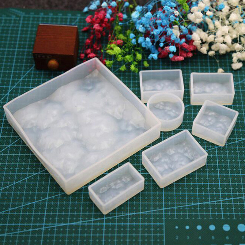 ระลอกน้ำWaveจี้สร้อยคอต่างหูลู - Resin Ocean Wave Mold บทวิจารณ์และราคา