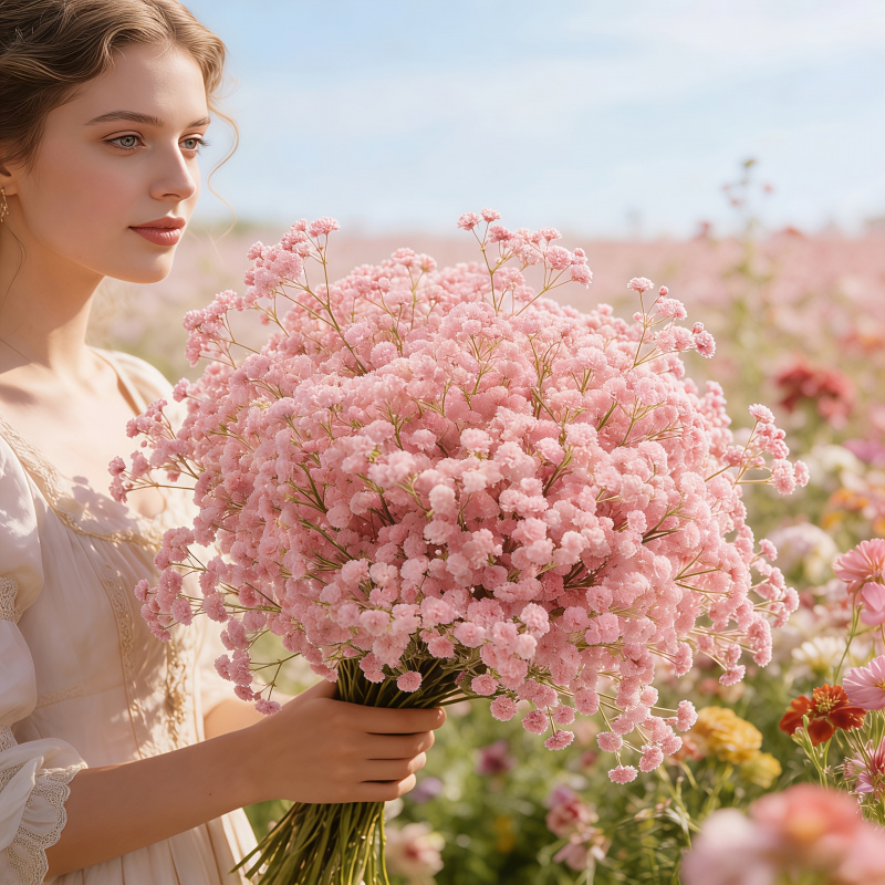 ช่อดอกยิปโซฟิลลาสีชมพู 130 ก้า - Dried Flower Bulk บทวิจารณ์และราคา